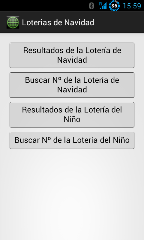 Loterías de Navidad Android